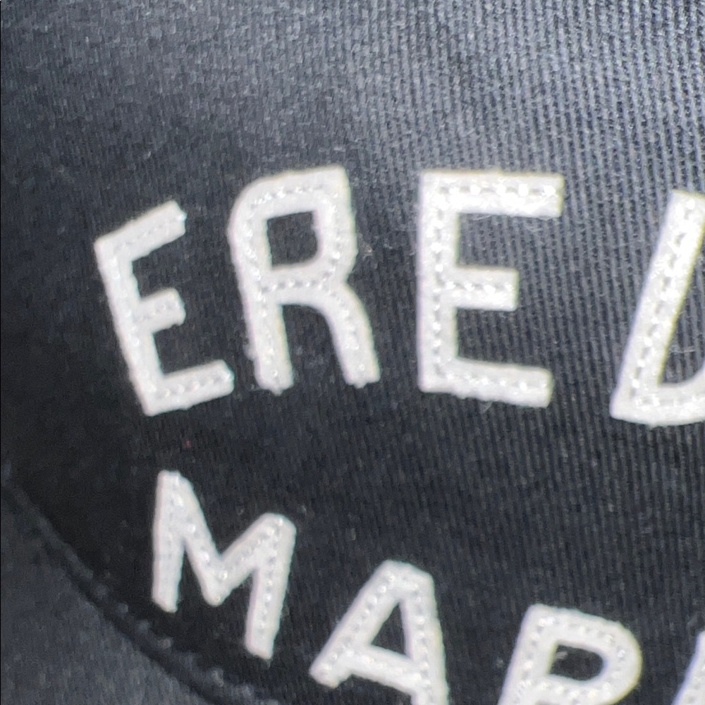 Erewhon Black Cap Snap Back Sold Out Felt Appliqué - Picture 5 of 6